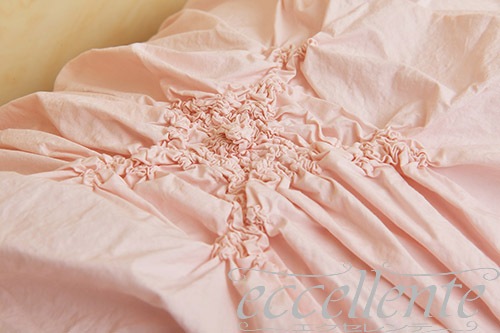 イタリア製 ピローケース フリル Imperiale Pink｜Pillow case with ruffles / Imperiale Pink｜CH-P3465IP