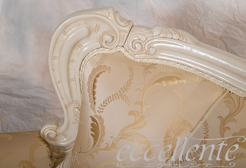 イタリア製 2シートソファ モンテレアル アンティークホワイト｜MS-322