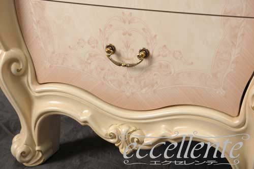 イタリア製ナイトチェスト ソブラナ アイボリー｜SO-04W