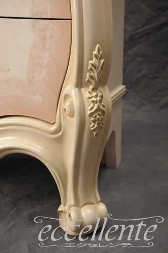 イタリア製ナイトチェスト ソブラナ アイボリー｜SO-04W