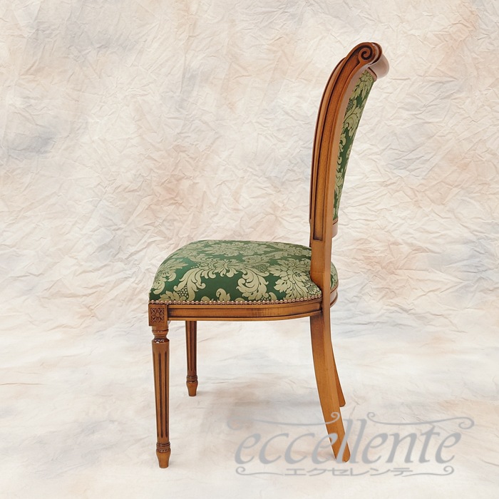 イタリア製ダイニング4点セット 135 象嵌 茶 MG｜Dining Set 135 Inlay