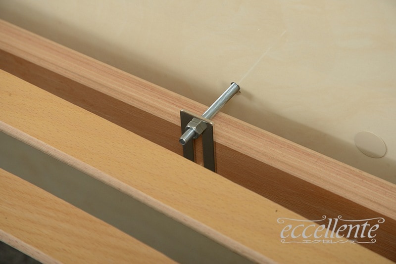 イタリア製 セミダブルベッド サラ アイボリー(マットレスサイズW120)｜SA-LET10AV-EI-ARFI12