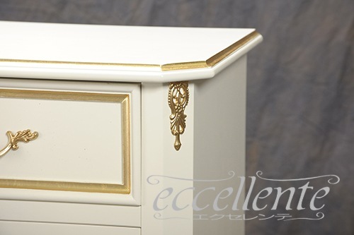 IE-5108IV イタリア製 サイドボード　アイボリー+ゴールド