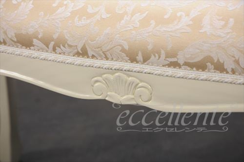 GP-92WF3B イタリア製 2シートベンチ 700 アイボリー仕上げ/RJ Beige <br>2 Seat bench 700 Ivory color / Mx Eco Red