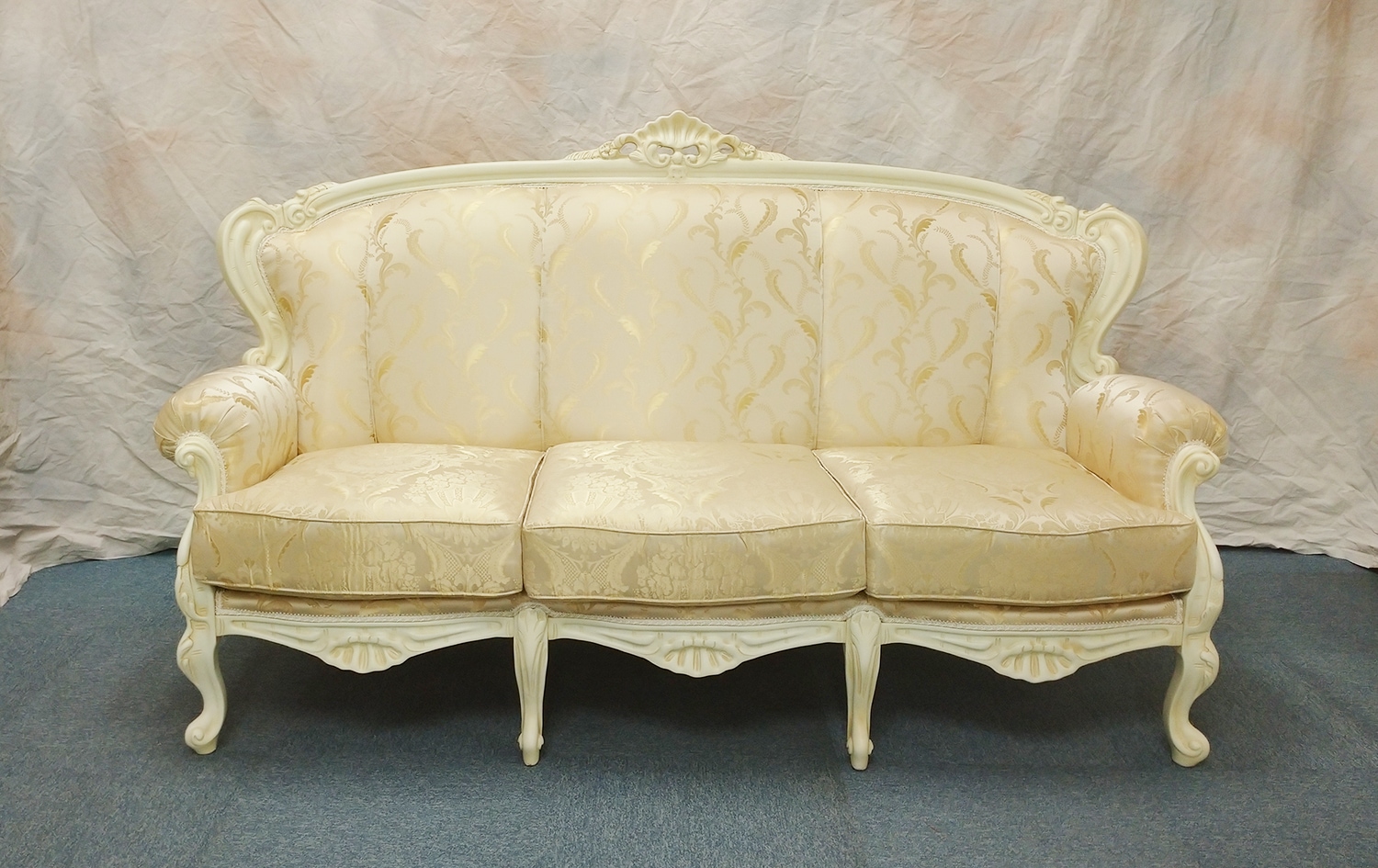 ソファセット イタリア ホワイト ヴィンテージ 完成品