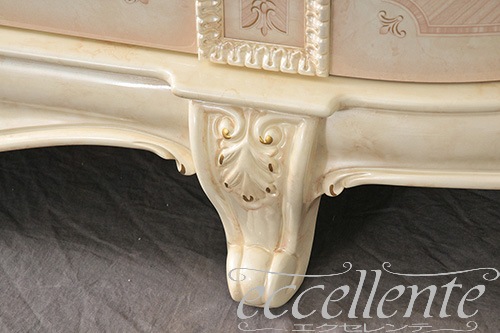 【サルタレッリ/Saltarelli】VE-02W イタリア製 4ドアーサイドボード　ヴェルサイユ　アイボリー