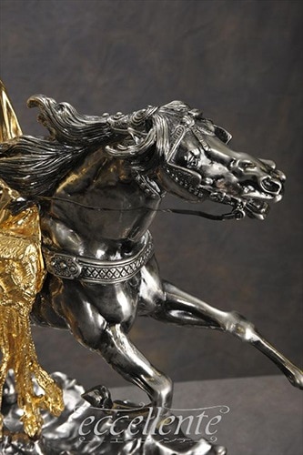 イタリア製 シルバーゴールド置物 アラビアンナイト silver gold｜R66