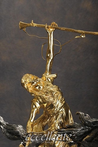 イタリア製 シルバーゴールド置物 アラビアンナイト silver gold｜R66