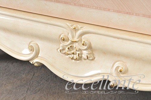 【サルタレッリ/Saltarelli】VE-03W イタリア製 4ドアサイドボードチェスト　ヴェルサイユ　アイボリー