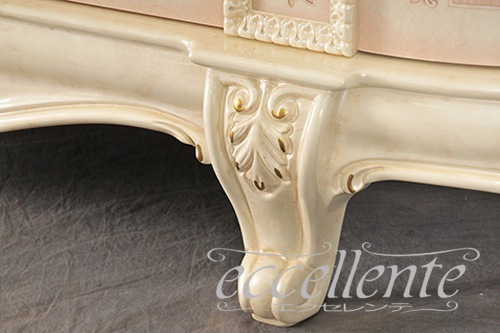 【サルタレッリ/Saltarelli】VE-03W イタリア製 4ドアサイドボードチェスト　ヴェルサイユ　アイボリー