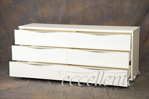 イタリア製 ダブルチェスト ローマ ホワイト｜OD-CMD02BI