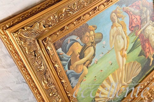 イタリア製 額絵 大 ヴィーナスの誕生｜Q801004465 | イタリア家具