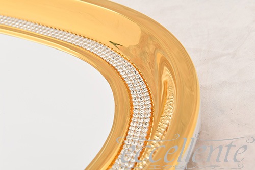 CB-534BOS イタリア製 トレイ オーバル　Crystal White<br>Tray Oval Crystal White
