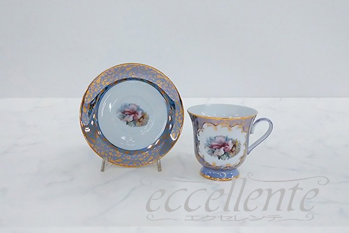 イタリア製カップ＆ソーサー Light Blue｜CL-TCS025280LB