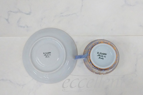 イタリア製カップ＆ソーサー Light Blue｜CL-TCS025280LB