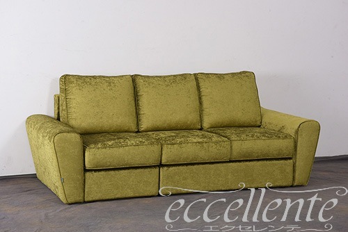 CS-DUFGAL,CS-DUFG2R イタリア製 3シートソファ　ダフィー　2シート1アーム+1アームチェア／グリーン  3Seat sofa Duffy/Green