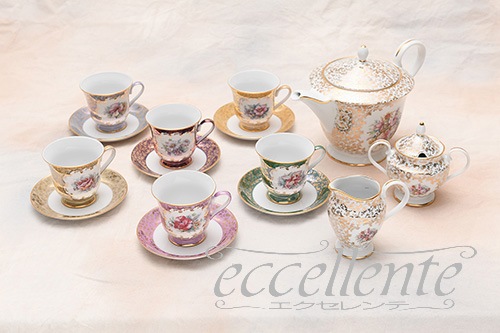 イタリア製カップ＆ソーサー Violet｜CL-TCS025280V | イタリア家具