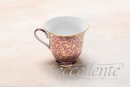 イタリア製カップ＆ソーサー Violet｜CL-TCS025280V | イタリア家具
