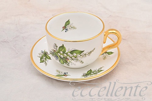 CB-NAT10/11 イタリア製 カップ＆ソーサー　Mughetto<br>Cup and Saucer Mughetto