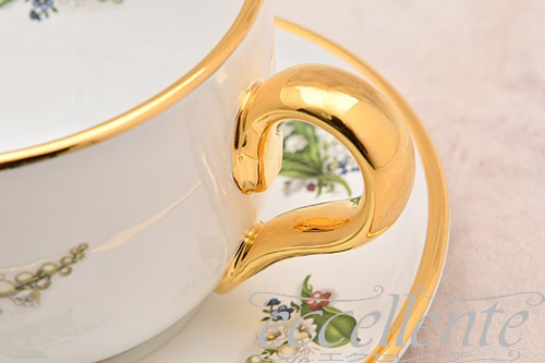 CB-NAT10/11 イタリア製 カップ＆ソーサー　Mughetto<br>Cup and Saucer Mughetto
