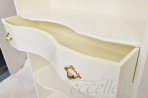 TV-BR581W イタリア製 ブックシェルフ St.ボルボネーゼ アンティークホワイト Bookshelf St.Borbonese /Antique white