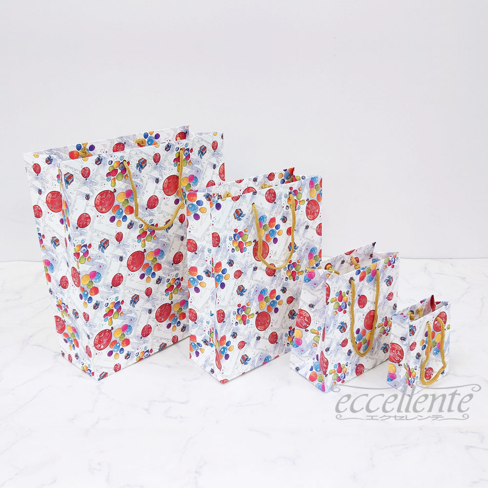 イタリア製 手提げ紙袋 Baloons S/M/L    Paper bag Baloons S/M/L｜BB-502C42ABC