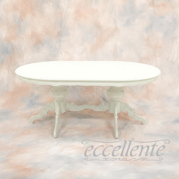 イタリア製ダイニングテーブル 175 アイボリー  Dining Table 175 Ivory｜MS-9039TW