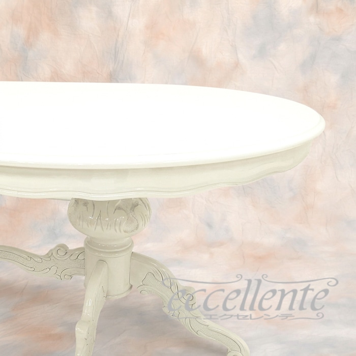 イタリア製ダイニングテーブル 175 アイボリー  Dining Table 175 Ivory｜MS-9039TW