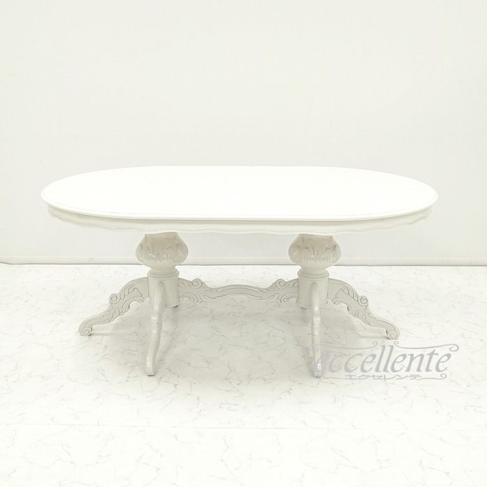 イタリア製ダイニングテーブル 175 アイボリー Dining Table 175 Ivory