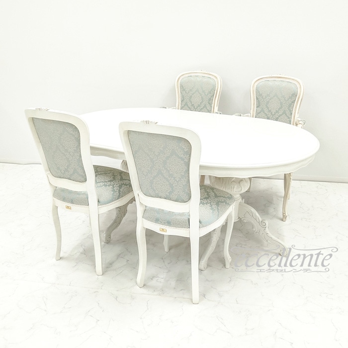 イタリア製ダイニングテーブル 175 アイボリー Dining Table 175 Ivory