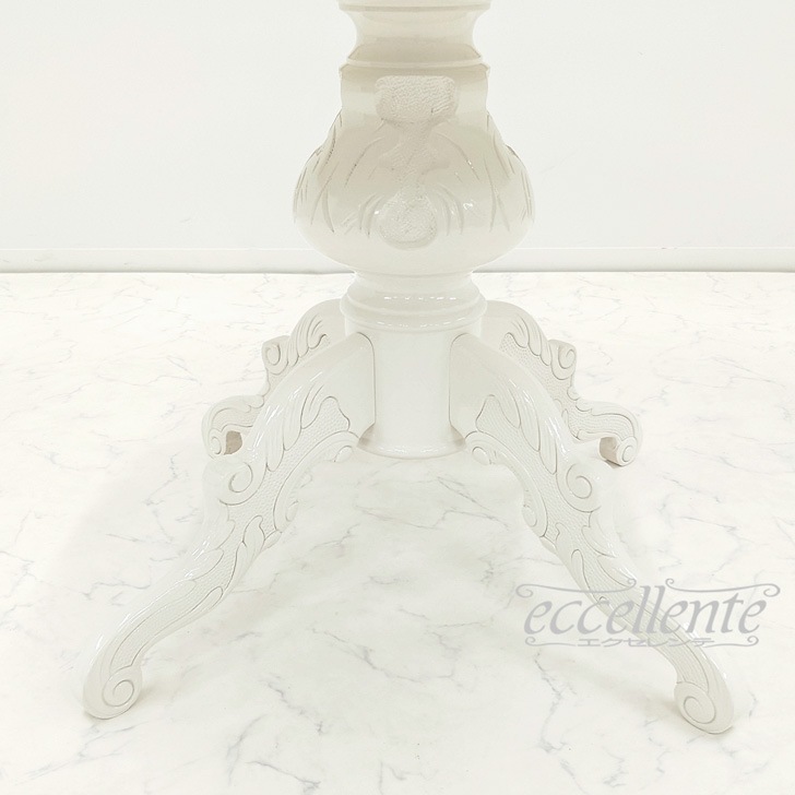 イタリア製ラウンドテーブル 110 アイボリー    Round Table 110 Ivory｜MS-9040LW