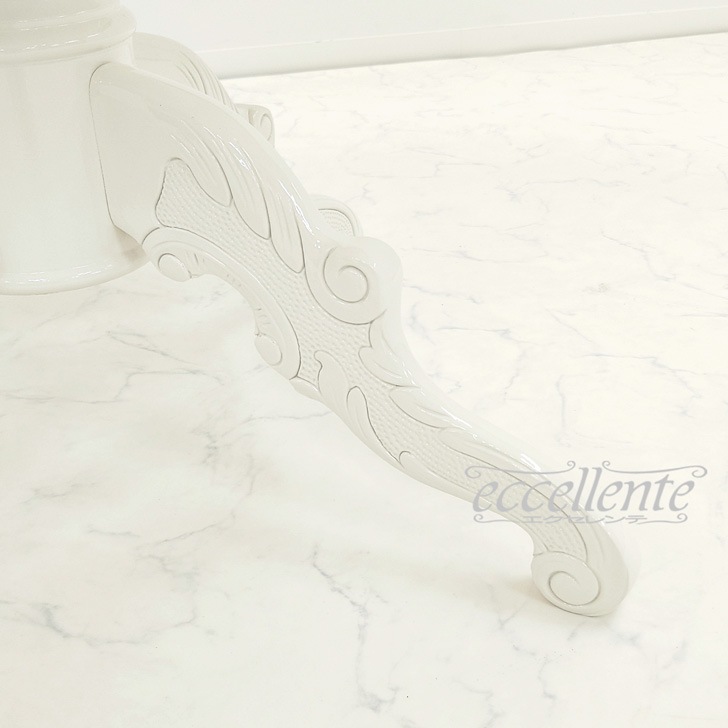 イタリア製ラウンドテーブル 110 アイボリー    Round Table 110 Ivory｜MS-9040LW
