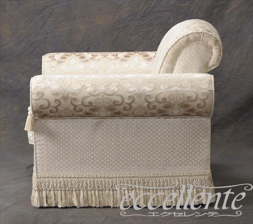 イタリア製 アームチェア トパッツィオ アイボリー  Armchair Topazio/Ivory｜CS-TOPAWA