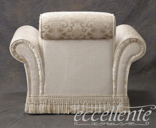 イタリア製 アームチェア トパッツィオ アイボリー  Armchair Topazio/Ivory｜CS-TOPAWA