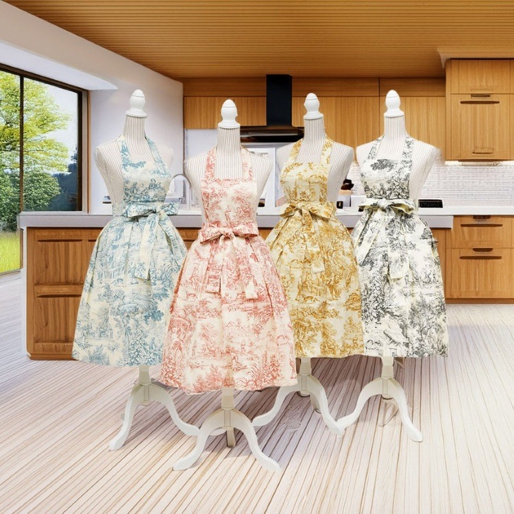アトリエgg★エプロンドレス19ハーフ☆ピニーフラワーイエロー イタリア製エプロン Gilda イエロー｜Apron Gilda Yellow(送料無料