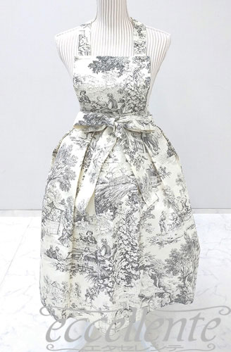 イタリア製エプロン Gilda ブラック｜Apron Gilda Black(送料無料)｜BO-GO0002BLA