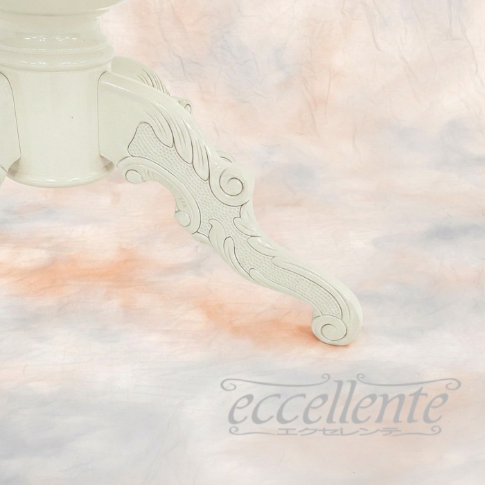 イタリア製ダイニングテーブル 135 アイボリー  Dining Table 135 Ivory｜MS-910TLW