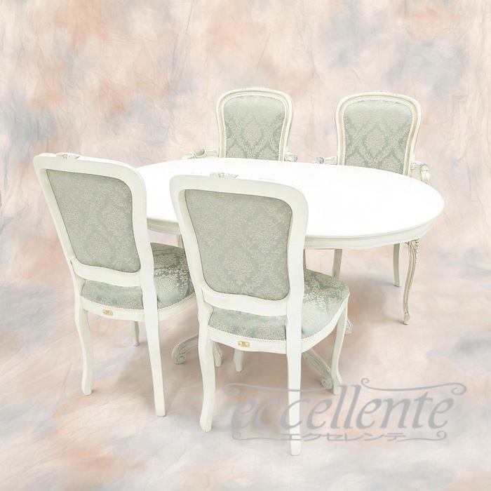 イタリア製ダイニングテーブル 135 アイボリー  Dining Table 135 Ivory｜MS-910TLW