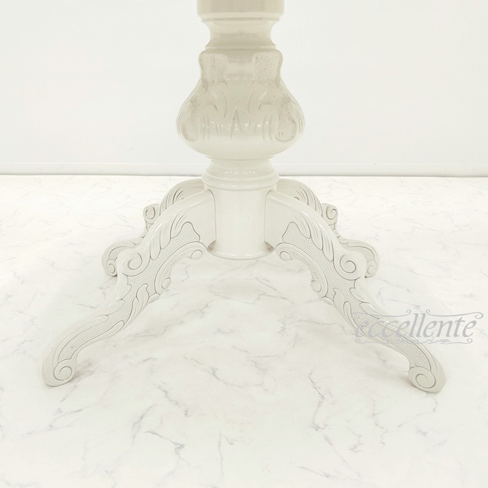 イタリア製ダイニングテーブル 135 アイボリー  Dining Table 135 Ivory｜MS-910TLW