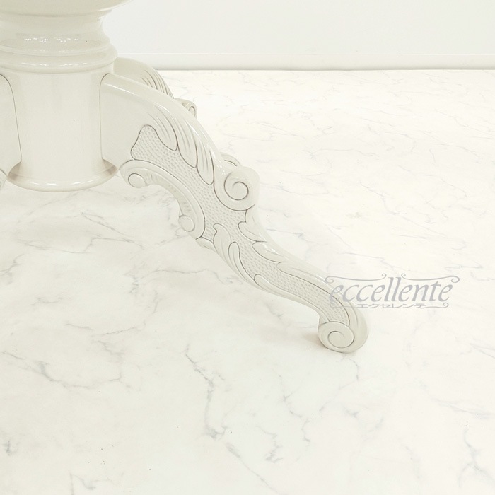 イタリア製ダイニングテーブル 135 アイボリー  Dining Table 135 Ivory｜MS-910TLW