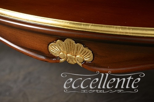 TV-BR6122NG イタリア製 テレビボードグランデ St.ボルボネーゼ 象嵌/ウォールナット+ゴールドリーフ TV board grande St. Borbonese with inlay/Walnut color with gold leaf