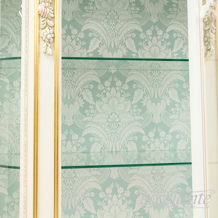 イタリア製 3ドアカップボード ブルー 3door cupboard Blue｜CO-L1080B