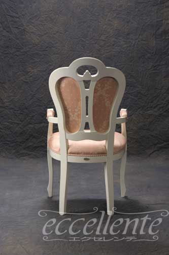 イタリア製 ダイニングセット アイボリー(テーブル&アームチェア2脚セット) Dining table set (Table&2Armchairs) / Ivory|LA0700W-19WF3M