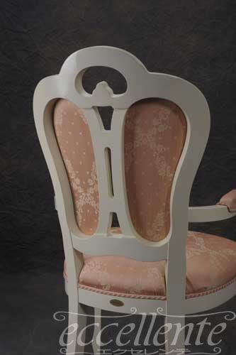 イタリア製 ダイニングセット アイボリー(テーブル&アームチェア2脚セット) Dining table set (Table&2Armchairs) / Ivory|LA0700W-19WF3M