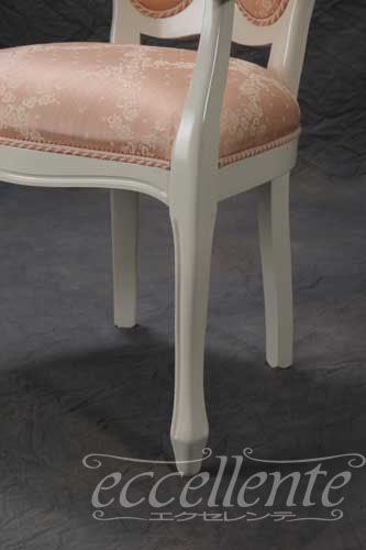 イタリア製 ダイニングセット アイボリー(テーブル&アームチェア2脚セット) Dining table set (Table&2Armchairs) / Ivory|LA0700W-19WF3M