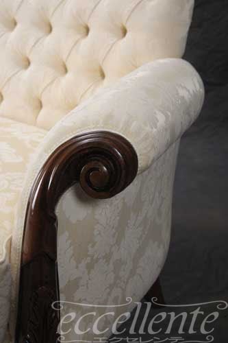 イタリア製 3シートソファ ヴェンタリオ ウォールナット/LORENA ice |MS-321/3