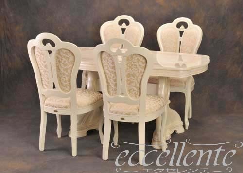 【サルタレッリ/Saltarelli】 イタリア製 ダイニングテーブル アマルフィ 145／アイボリー｜AM-12W