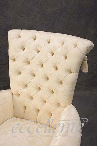 MS-321/A イタリア製 アームチェア ヴェンタリオ ウォールナット/LORENA ice