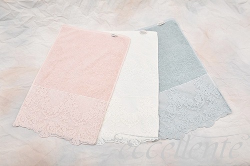 イタリア製 フェイスタオル Versailles/アイボリー｜Face towel / Versailles Ivory｜CH-T3073VIM