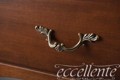 イタリア製 チェスト ３dr ウォールナット｜3 drawer chest/Walnut Finish｜TV-6214N